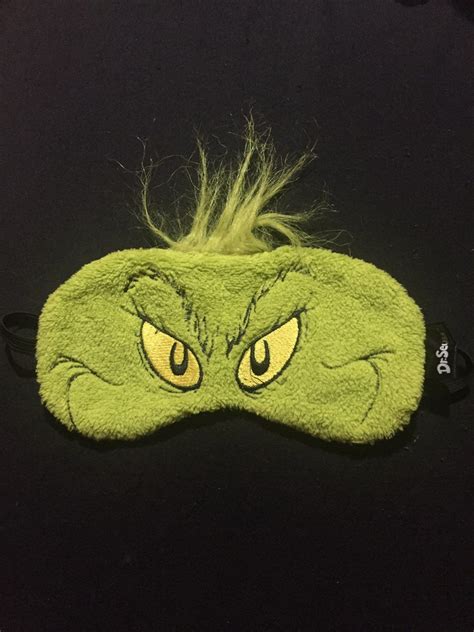 grinch sleep mask